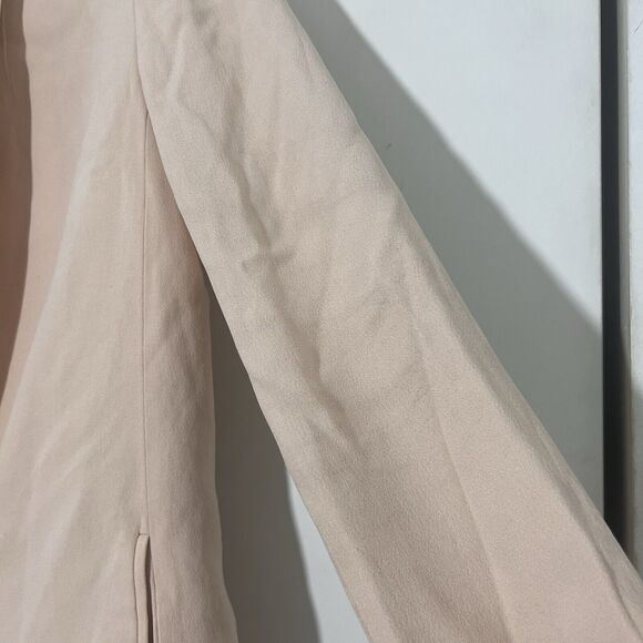 Sezane 2 Piece Pantsuit Women’s 40 Jacket Pants Blush Pink Crepe - Picture 5 of 16